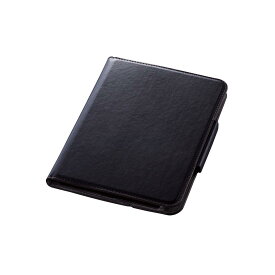 エレコム iPad mini7(A17 Pro 2024年) mini6 第6世代 ケース 360度回転 ハンドホールドベルト Apple Pencil収納 ヴィーガンレザー ブラック TB-A21S360BK