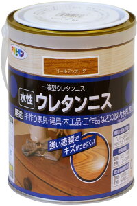 アサヒペン 水性ウレタンニス 0.7L ゴールデンオーク