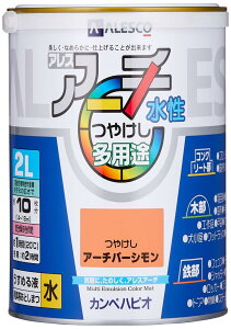 カンペハピオ ペンキ 塗料 水性 つやけし アーチパーシモン 2L 水性塗料 日本製 アレスアーチ 00227652711020