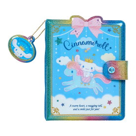 サンリオ(SANRIO) ときめくシール＆シール手帳 シナモロール 収納 チャーム付き シール台紙 貼って剥がせる スライダー付きケース お手紙風メモ 913928