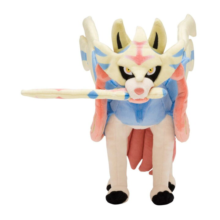 楽天市場】ポケモンセンターオリジナル ぬいぐるみ ザシアン 23×36×14 