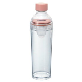 HARIO(ハリオ) フィルターインボトル ポータブル スモーキーピンク 樹脂製 縦横 400ml 茶こし付き プレゼント ギフト 贈り物 FIBP-40-SPR