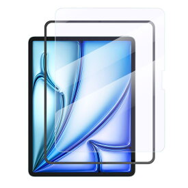 NIMASO ガイド枠付き ブルーライトカット iPad Air 11 M3 第7世代 2025用/ipad air 11インチ M2 第6世代 2024用 強化 ガラスフィルム 保護フイルム ブルーライト アイパッド エアー7/エアー6対応 NTB24E1306