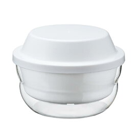 HARIO(ハリオ) ガラスのレンジ蒸し器 満水容量1200ml レンジで簡単調理 ホワイト 日本製 電子レンジ おかず クリームスープ 手作り XMK-120-W