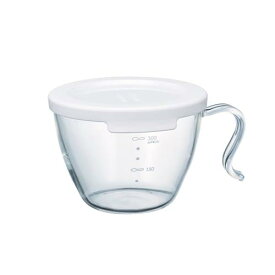 HARIO(ハリオ) ガラスのレンジスープカップ スタッキング可能 レンジで簡単調理 実用容量300ml 電子レンジ用 ホワイト 日本製 おかず クリームスープ 手作り XSCS-1-W