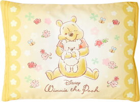 丸眞 ジュニア枕 ディズニー くまのプーさん フラワーオレンジ 入園入学グッズ 入園入学準備 保育園 幼稚園 小学校 女の子 男の子 キャラクター キッズ 子供用 2065038800