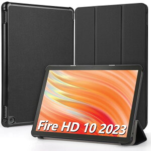 Hianjoo Fire HD 10 2023 Ή P[X 10C` ^ubgP[X Fire HD 10 13 Ή Jo[ X^h@\t I[gX[v@\ SʕیP[X ϏՌ C菝h~ - ubN