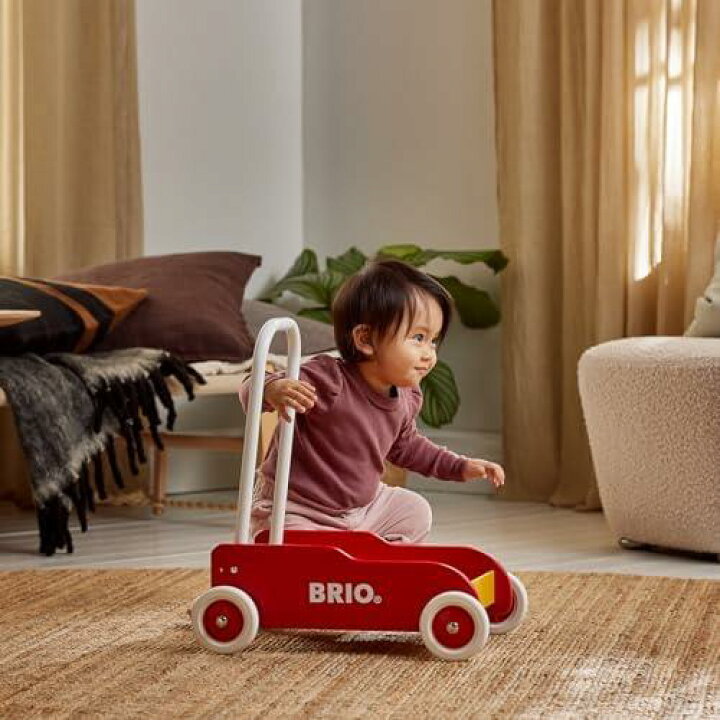 楽天市場】BRIO (ブリオ) 手押し車 レッド 対象年齢 9か月~(カタカタ