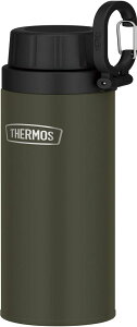 サーモス アウトドアシリーズ 水筒 保冷炭酸飲料ボトル キャリーループ付き 500ml カーキ 保冷専用 RBAA-500 KKI