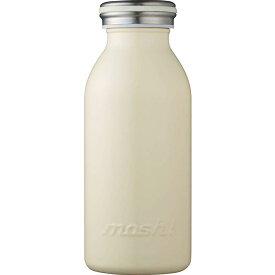 水筒 真空断熱 スクリュー式 マグ ボトル 0.35L アイボリー mosh! (モッシュ!)