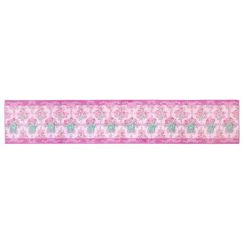 オカ(OKA) ロイヤルコレクション アーツ キッチンマット 約45cm×240cm ピンク (滑り止め 洗える 北欧)