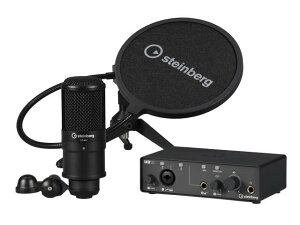 X^Co[O Steinberg USB2.0 I[fBIC^[tFCX 24bit/192kHz |bhLXgpbN }CNE|bvK[hEOrZbg IXO Podcast Pack IXO12 B PS PACK