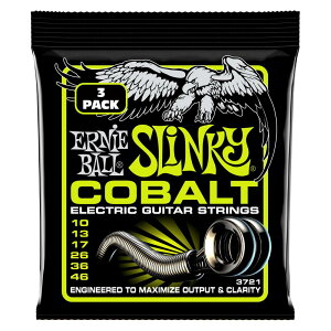 yKiz ERNIE BALL 3721 GLM^[ (10-46) COBALT REGULAR SLINKY 3Set Pack