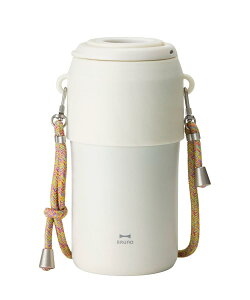 BRUNO �u���[�m �y�b�g�{�g���z���_�[ �X�e�����X�y�b�g�{�g���z���_�[ ���� �^���d�\�� 2WAY �X�g���b�v 500�`650mL �y�b�g�{�g�� �Ή� �z���C�g �� BHK324-WH