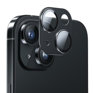 NIMASO �J�����t�B���� iPhone 15/15 Plus �p �J�����ی� �A���~������ 9H�����K���X �����Y�J�o�[ 1���Z�b�g �u���b�N