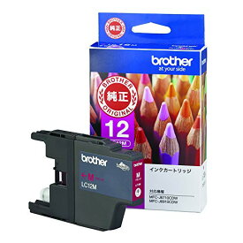 ブラザー工業 【brother純正】インクカートリッジマゼンタ LC12M 対応型番:MFC-J6710CDW、MFC-J710D、DC 送料無料