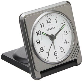 セイコークロック(Seiko Clock) 置き時計 目覚まし時計 アナログ 小型 本体サイズ:7.8×17.2×2.4cm QQ638 送料無料