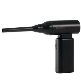 エレコム 電動エアダスター 充電式 強力 小型 軽量 逆さ噴射可能 3段階風量調整 3種類ノズル付き ブラック ADWALBB02BK 送料無料