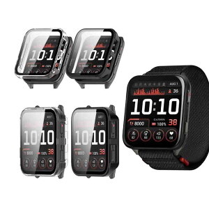 For GARMIN(�K�[�~��) Venu X1 �p �P�[�X �J�o�[�ySUNZHXIN�zPC+�����K���X�t ��̌^ ���˒ጸ ���S�ی� �����h�~���h�~���΂ݖh�~�w��h�~ �����ȒP GARMIN Venu X1 �P�[�X(�N���A+�u���b�N)