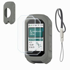 �y1�ی�J�o�[ +2���ی� �t�B���� �zFor �K�[�~��(GARMIN) Edge MTB �P�[�X�ی�J�o [SUNZHXIN] �y�� �[�d�� �|�[�^�u���ɓK���Ă��� �͌��ʓI�ɖh�� �h�o �����h�~ �Փ˖h�~���ł��܂� (�O���[)