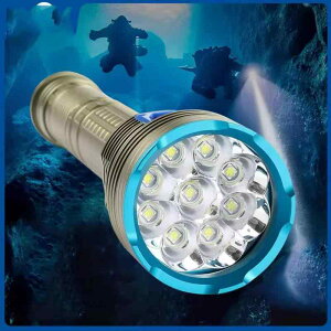 zmart �X�L���[�o �t���b�V�����C�g �v���t�F�b�V���i�� ���� �_�C�r���O IPX68 �h���g�[�` 9 LED���C�g ���A�T�� �V���m�[�P�����O �X�s�A�t�B�b�V���O �����v�p �_�C�r���O�h�������d�� ����