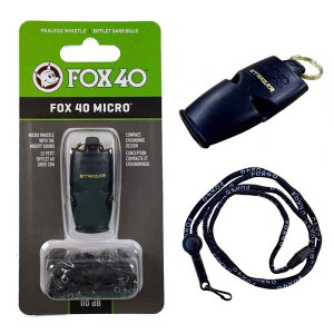 FOX40 �z�C�b�X�� MICRO 110db (�u���b�N) �������[�h�t�� �s�[���X�\��(�R���N�ʕs�g�p) STRAZAR (STR-WHSM-B)
