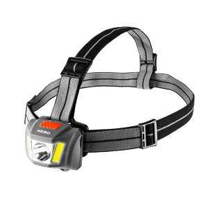 NEBO Einstein 250���[�����̒��߉\�ȃw�b�h�����v - ���ƐԂ̃��C�g��7�̃��C�g���[�h - 180�x�̌X�� - �X�|�b�g���C�g�ōő�34���ԏ[�d - �h���݌v - ���K�ȃw�b�h�����v