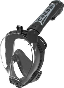 CRESSI �V���m�[�P�����O �t���t�F�C�X �}�X�N �A�N�V�����J���������\ [ DUKE ACTION ] ���ƕ@�Ōċz�\ �L�����E �܂�ɂ��� �V���R���X�J�[�g �u���b�N/�u���b�N (S/M�T�C�Y) XDT005250 �y���K