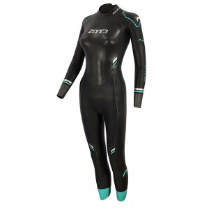 ZONE3 (�]�[���X���[) Women's Advance Wetsuit - Black/Pink/Silver