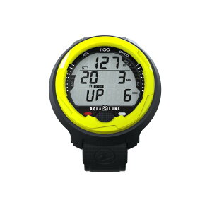 Aqua Lung Aqualung I100 ���j �_�C�u�R���s���[�^�[�A�����I�ȃ����{�^���i�r�Q�[�V�����A4�̑��샂�[�h�A���x�����A�X�L���[�o�_�C�r���O�ɍœK�ȃ_�C�r���O�E�H�b�`�B