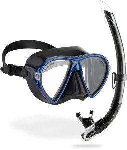 CRESSI �V���m�[�P�����O �}�X�N  �V���m�[�P�� �Z�b�g [ OCEAN  GAMMA ] 2�჌���Y�}�X�N  �h���C�K�[�h�t�V���m�[�P�� �y���K�i�z