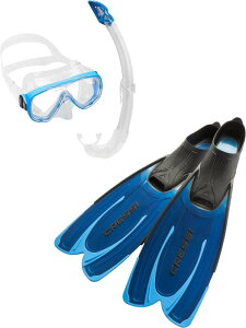 CRESSI �V���m�[�P�����O 3�_�Z�b�g [ AGUA BAG ] �t���t�b�g�t�B�� 1�჌���Y�}�X�N �X�v���b�V���K�[�t���V���m�[�P�� �u���[ �y���K�i�z