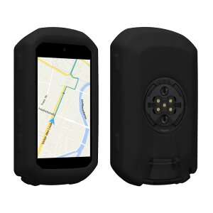 kwmobile Garmin Edge 850 / 550�Ή� �P�[�X - �V���R�� GPS �T�C�N���R���s���[�^ �J�o�[ - ���]�� �i�r �ی�P�[�X