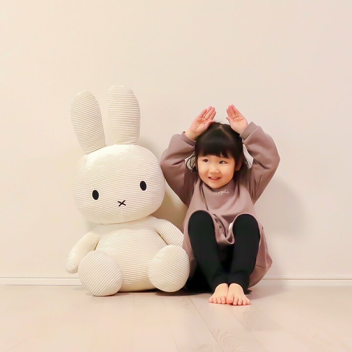 楽天市場】ミッフィー ぬいぐるみ 特大 70cm コーデュロイ BONTON TOYS 