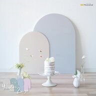 アーチボード 背景ボード パネルボード 無地 選べる 2サイズ L M 送料無料 Hanamei ハナメイ
