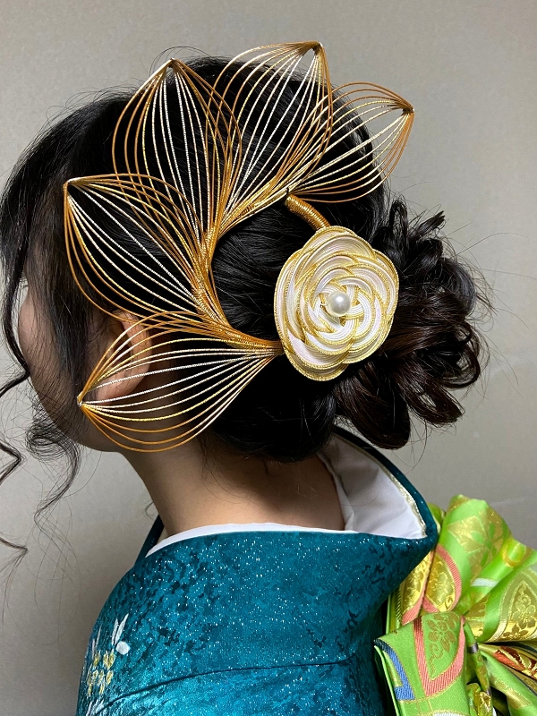 楽天市場】日本製 水引 髪飾り 大きめ ヘアアクセサリー 3タイプ 全6種