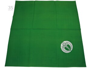 正絹 白山紬 風呂敷 既製家紋入り 約105cm巾 ふろしき 全6タイプ sy-203