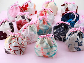 浴衣巾着 きんちゃく 小さめ巾着 柄色々 選べる 全20柄 kk-150