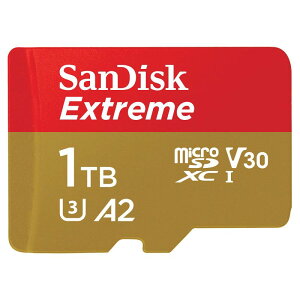 MicroSDXC UHS-I Card 1TB Extreme Ultra High Speed Type (Read Up to 190MB/s / Write Up to 130MB/s) Extreme SDSQXAV-1T00-GN6MN