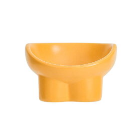 猫用フードボウル 陶器製 猫 食器 餌入れ 15度傾斜デザイン 犬猫兼用 大口径 負担軽減 吐き戻し防止 洗いやすい
