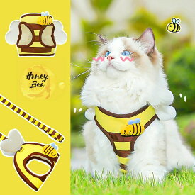 犬 ハーネス 羽付き ミツバチ お出かけ 散歩 胴輪 ペット用品 かわいい 人気 新作 小型犬 ダブルシスターズ パタパタミツバチハーネス リトルビーバッジ散歩 補助 はーねす 首輪 子犬 超小型犬 成犬用 愛犬 リード