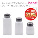 【お買い物マラソン限定100円OFF】ポンプディスペンサー ポンプボトル ロックなし ワンタッチ プッシュ式 ポンプ 容器 液体 検定 ジェルクリーナー ジェルネイル ネイル かわいい サイズ選べる 便利用品 便利グッズ インテリア おしゃれ