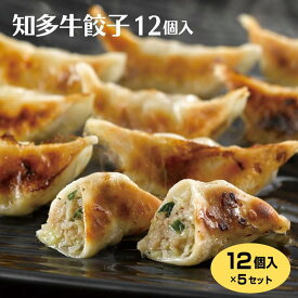 知多牛餃子12個入り×5個 知多牛 和牛 餃子 ぎょうざ 冷凍 おかず おつまみ ご飯のお供 愛知 知多半島 お土産 はなのき堂【37】