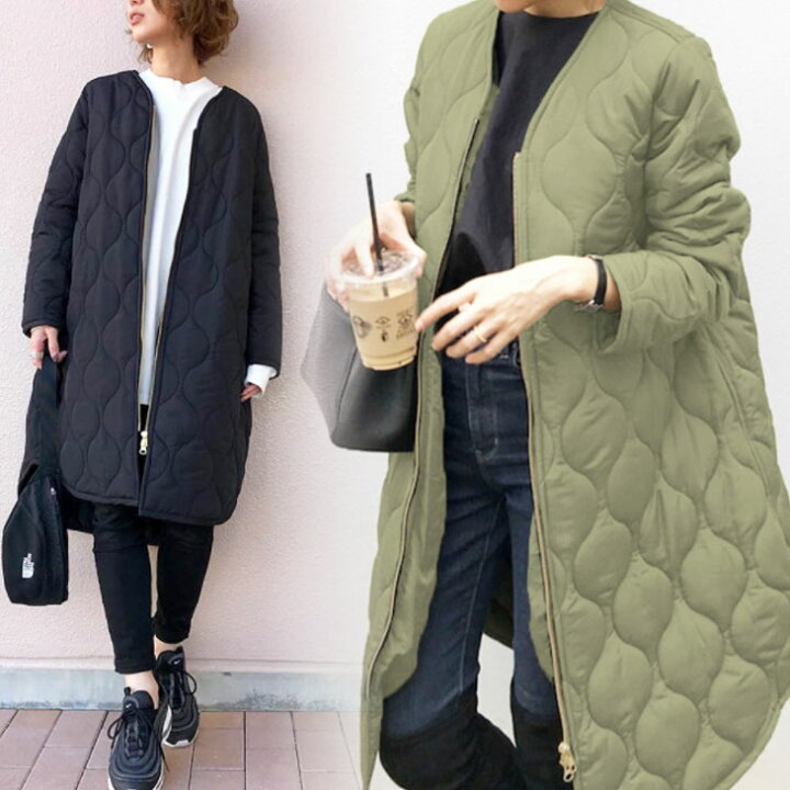楽天市場】ダウン コート キルティング コート レディース ダウン 