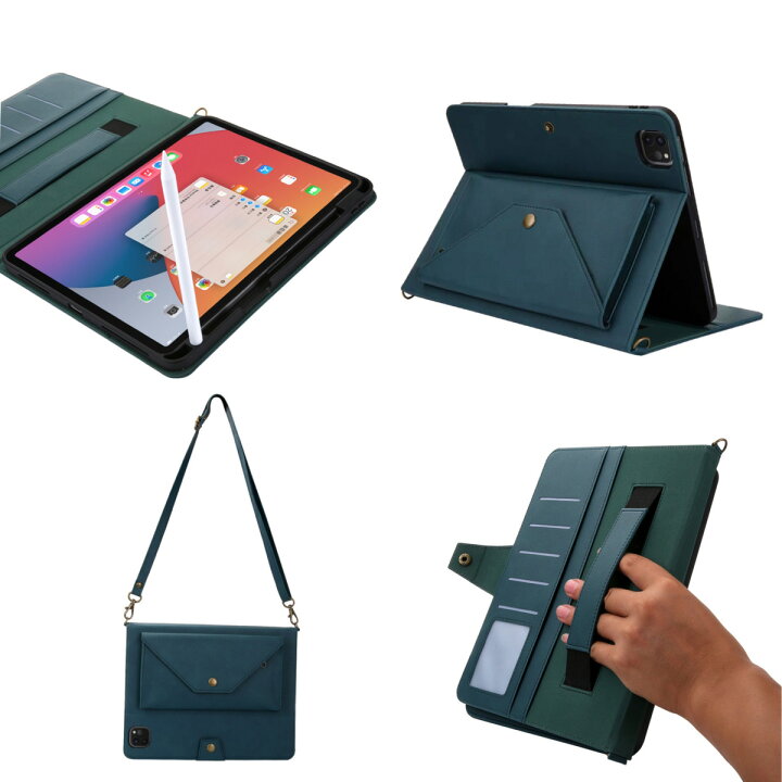 楽天市場】iPadケース 新型 ショルダー ファスナー 斜め掛け 肩掛け 