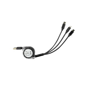 yP10{ziOS / Micro USB / USB Type-C 3in1 }[d P[u  CgjOP[u microusb typec X}z [dP[u CgjO iPhone Android Xperia AQUOS arrows Galaxy HUAWEI Zenfone | }CNusbP