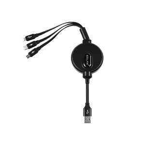 【P10倍】iOS / Micro USB / USB Type-C 3in1 急速充電 ケーブル コンパクト ライトニングケーブル 8Pin microusb typec スマホ 充電ケーブル iPhone Android Xperia AQUOS arrows Galaxy HUAWEI|アイフォン アンドロイド 携