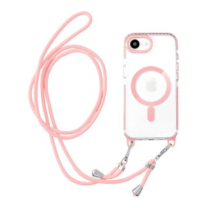 【P10倍】iPhone17 ケース MagSafe対応 iPhone16 iPhone16e ショルダー ストラップ iPhone17Pro 17ProMax iPhonAir iPhone15 スマホケース クリア アイフォン16 iPhone14 韓国 マグセーフ 透明 薄型 軽量 クリアケース