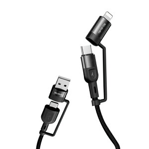 iPhone Type-C USB 4in1 [dP[u 1.2m| Apple Abv AhCh }[dP[u ő60W iOS typec usb CgjOP[u TPE PDΉ [dR[h fh~ 2in2 X}z iPhone Android iPad MacBook Switc