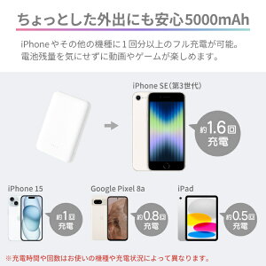 モバイルバッテリー大容量5000mAh同時充電2ポートiPhoneXSiPhoneXRiPhoneXiphoneiPhone8iPhone7iPadタブレットスマホアンドロイドGalaxyXperia充電送料無料S9NexusAndroidNote9KyoceraNokiaLGPanasonic|充電器急速充電器充電
